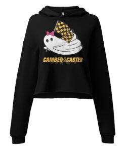 Race Ghost Crop Hoodie